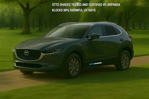 Custom Magnetic Mesh Sunshade for Mazda CX30 2020-2025, Rear & Port Windows Sun - Image 2