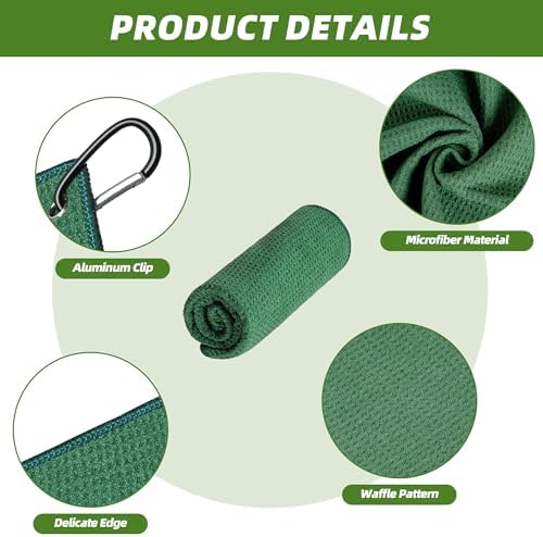 Mile High Life Microfiber Golf Towel 6 Pack Waffle - Image 4
