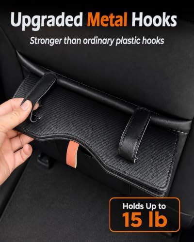 COZILO Leather Car Trash Can, Leak-Proof Odor-Lock Car Garbage Can - Image 5