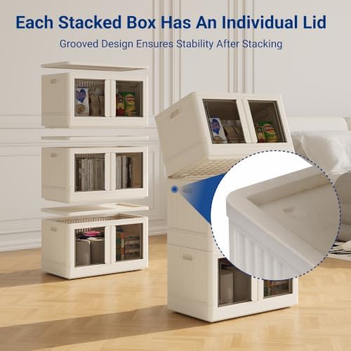 FLEXIMOUNTS 150 QT Stackable Plastic Storage Bins - Image 6