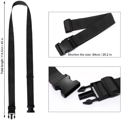 4 Pack Luggage Straps for Suitcases, Travel Belt Multiple Connector - Image 4