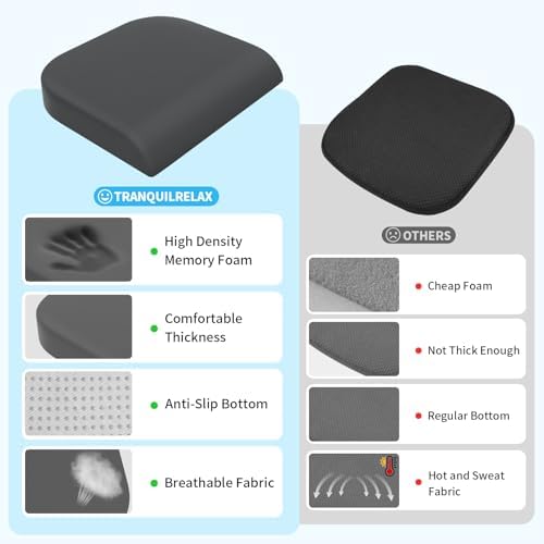 TranquilRelax Memory Foam Seat Cushion - Image 5
