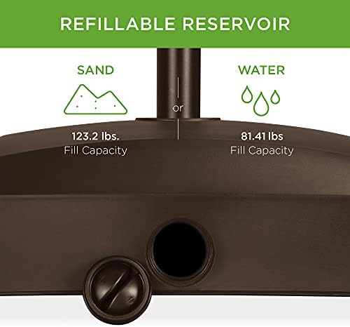 Best Choice Products 123lb Capacity Fillable Mobile Umbrella Base Heavy Duty - Image 4