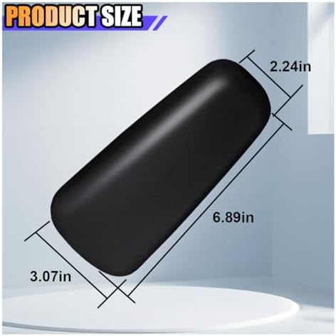 2PCS Car Door Armrest Pads, Soft Memory Foam Car Knee Leg Elbow Cushion - Image 2