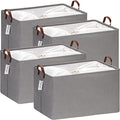 Hinwo 70L Extra Large Canvas Storage Bin by Hinwo