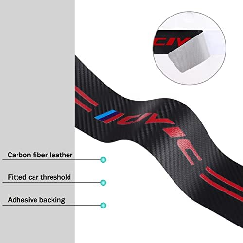 Door Sill Protector Compatible fit Honda Civic Accessories, Door Sill Guard - Image 2