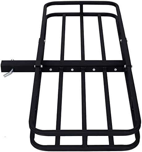 Hitch Mount Cargo Carrier, Rear Luggage Basket Rack - Image 6