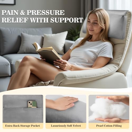 Recliner Headrest Pillow, Adjustable Comfort Neck & Head Support Pillow - Image 5