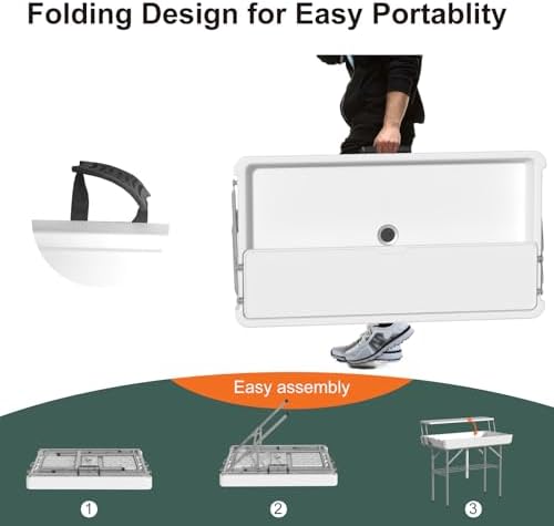 2 Tiers 4 Foot Ice Cooler Table - Image 6
