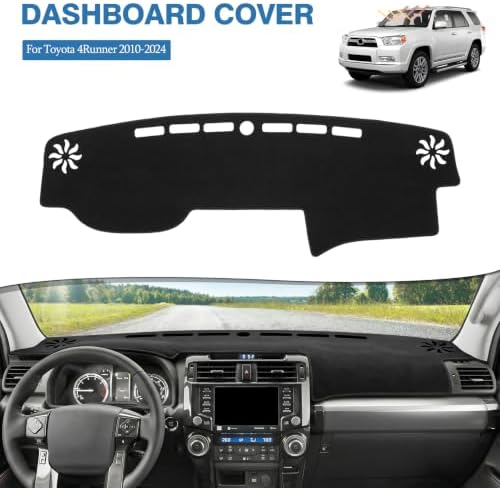 FIILINES Dash Cover for 2010-2024 Toyota 4Runner, Dashboard Mat Exact Fit for - Image 2