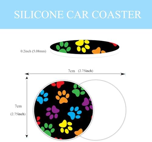 Paw Print Steering Wheel Cover Anti-Slip and Practical 14.5-15 Inch Universal - Image 3
