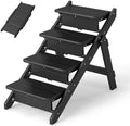 GREENVINES Foldable Dog Stairs & Steps, 2-in-1 HDPE Pet Ramp by GreenVines