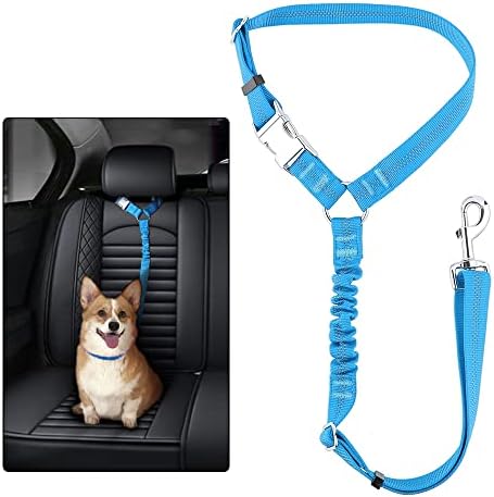 Plutus Pet Dog Seat Belt for Car Headrest, Reflective by PLUTUSPET