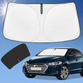 for Hyundai Elantra 2016-2020 Sun Shade Sunshade Windshield Cover by ZOIBVCARSUNSHADE