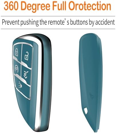 Soft Key Fob Cover with Keychain, 2021-2026 Chevy GMC Smart Key Protector - Image 4