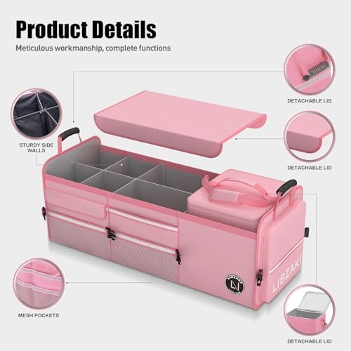 LIBZAKI Oversize 4 in 1 Car Trunk Storage Organizer - Image 4
