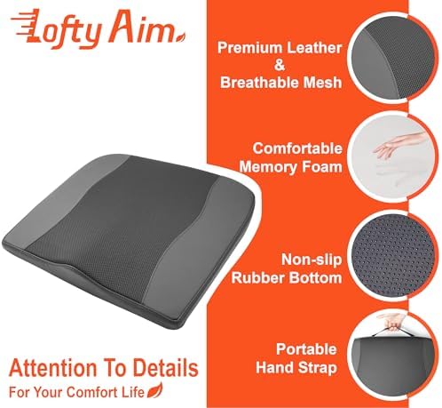 Lofty Aim Car Seat Cushion, Memory Foam Car Seat Cushions - Image 5