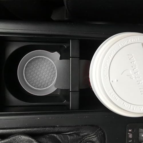 2 PCS Car Cup Coasters, Bling Cup Holder Coaster - Image 2