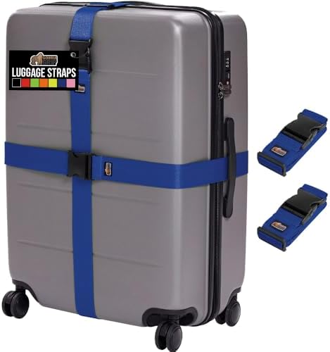 GORILLA GRIP Heavy Duty Luggage Straps by GorillaGrip