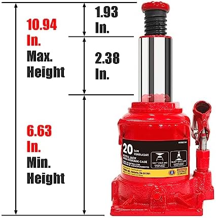 BIG RED T92007S Torin Hydraulic Bottle Jack - Image 2