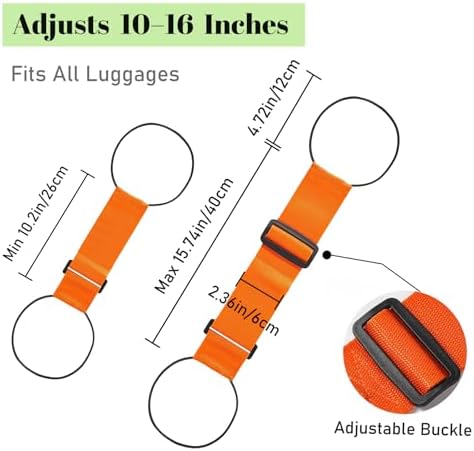 Multi Use Strong Adjustable Luggage Connector Straps - Image 2