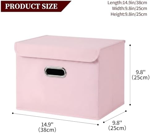 STOREONE Fabric Storage Cube Bins Foldable Organizer Container Collapsible - Image 2