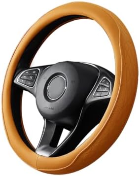 Zpana 14.5-15" Car Steering Wheel Cover, Breathable Soft Leather - Image 7