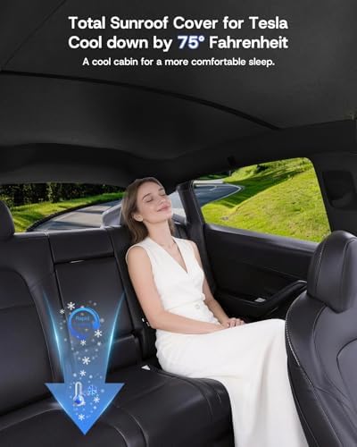 2026 Upgrade Sunshade Roof for Tesla Model Y Juniper, 1:1 Fit Heat Insulation - Image 4