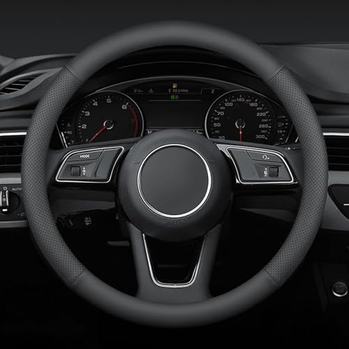 Steering Wheel Cover 15.25"-16", Heavy Duty, Non-Folding Packaging by Mihecor