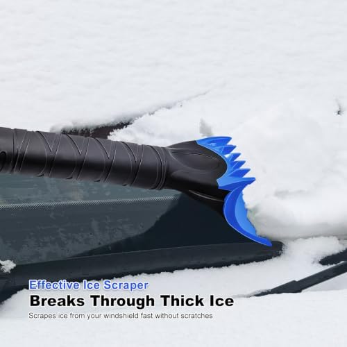 SEAAES 46.7 Inch SUV Long Snow Scraper and Brush - Image 6