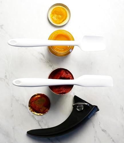 RSVP International Ela Collection Silicone Coated Steel, Mini Spatula/Spoon - Image 4