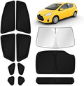 KUST Car Window Shades for Toyota Prius 2010 2011 2012 2013 2014 2015 by KUST