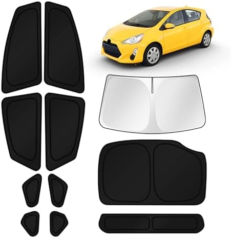 KUST Car Window Shades for Toyota Prius 2010 2011 2012 2013 2014 2015 by KUST