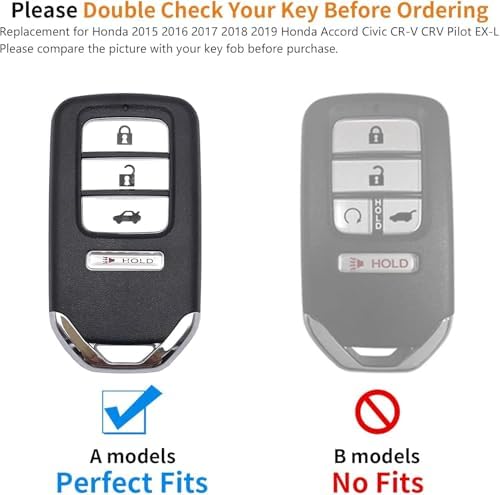 Car Key Fob Case, for Honda Civic CR-V CRV S2000 FD2 s2000 NSX Accord Pilot LX - Image 5