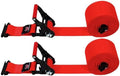 2 Pack E-Track Ratchet Straps, 4400LBS Break Strength, Standard E Track Fitting by ARMORLOGISTICS