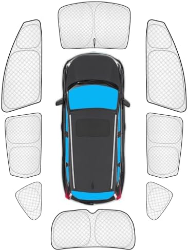 KMF 8pcs Thicken Sun Shades for Nissan Murano 2015-2024 Accessories, Full Car by KMF