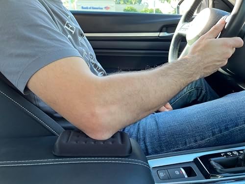 Car Elbow Rest Pads for Door Armrest & Center Console, Memory Foam 2-Pack - Image 3