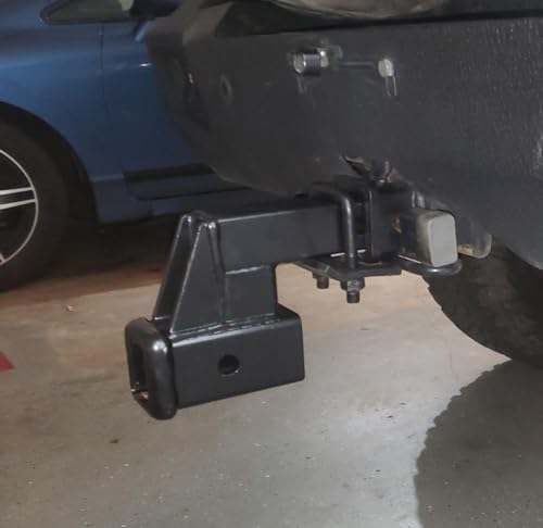MaxxHaul Trailer Hitch Riser for 2" Receivers, 500 lb Tongue Weight, - Image 3
