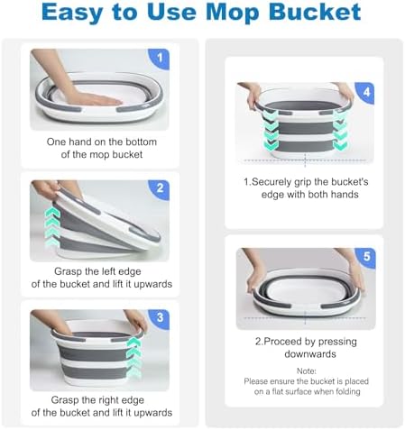 16L Collapsible Mop Bucket - Image 2