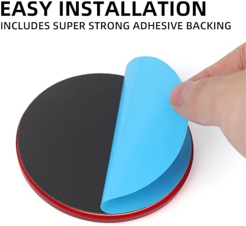 10 Pack 3 Inch Red Self Adhesive Round Reflectors, Road Stick-on - Image 6