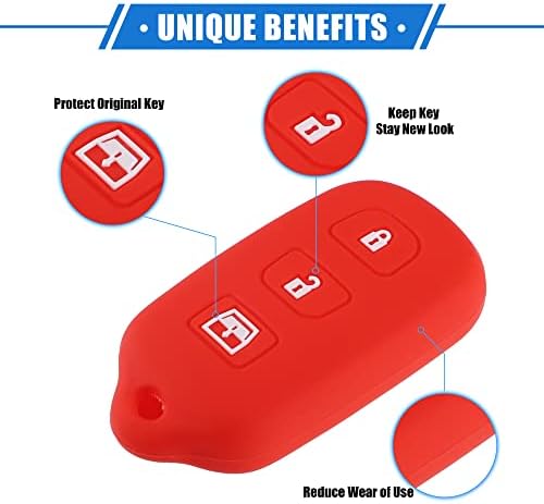 2 Pcs Key Fob Case Cover Compatible - Image 3