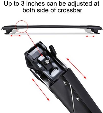 Roof Rack Crossbars Fits Forester 14-26/ Crosstrek 13-17/Impreza 12-21 - Image 4
