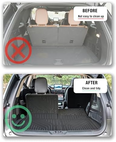 Cargo Liner Compatible with 2020-2025 2026 Lincoln Aviator Trunk Mat Cargo Mat - Image 3