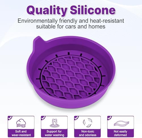 SINGARO Car Cup Holder Coaster, Silicone Cup Holder Insert, Universal Non-Slip - Image 6