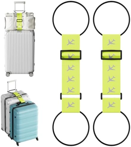 2 Pcs Luggage Connector Straps Bungee by Unknown