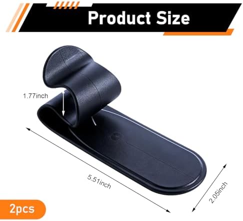 2 PCS Car Umbrella Holder Hooks, Self-Adhesive Auto Trunk Umbrella Storage - Image 2