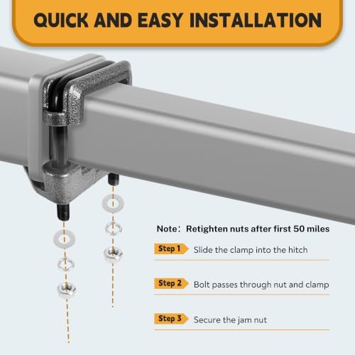 Anti Rattle Clamp Hitch Tightener - Image 5