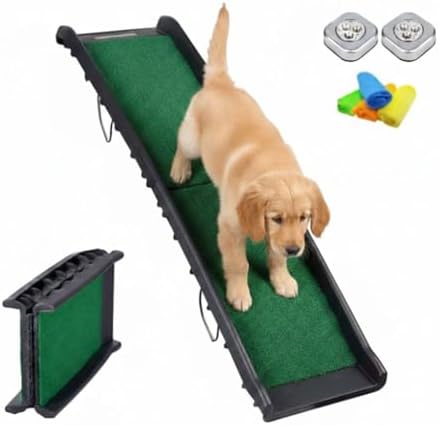 Dog Ramp for Car & SUV with Poly Grass Non-Slip Surface – Lightweight & - Image 3