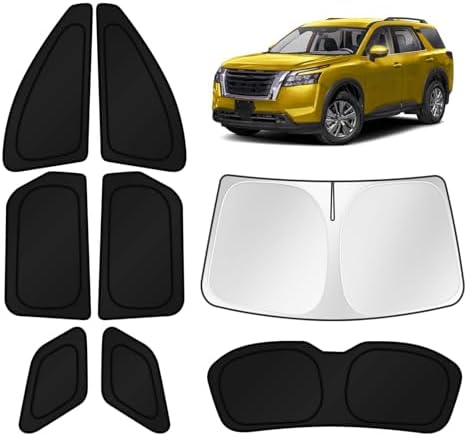 KUST Car Window Shades for 2022-2025 2026 Nissan Pathfinder Accessories by KUST