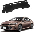 Dashboard Mat Cover for Toyota Camry 2025 Without HUD Nonslip Center Console by BOLTRY
